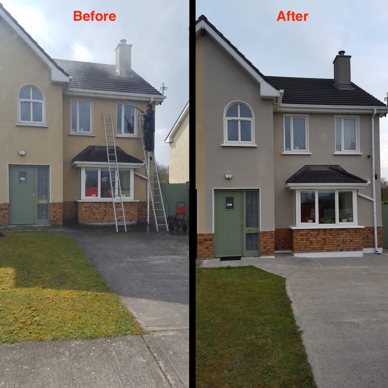 Exterior house painting, Portlaoise